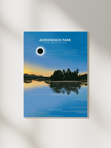Adirondack Park Solar Eclipse Print