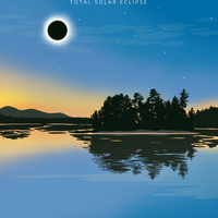 Adirondack Park Solar Eclipse Print