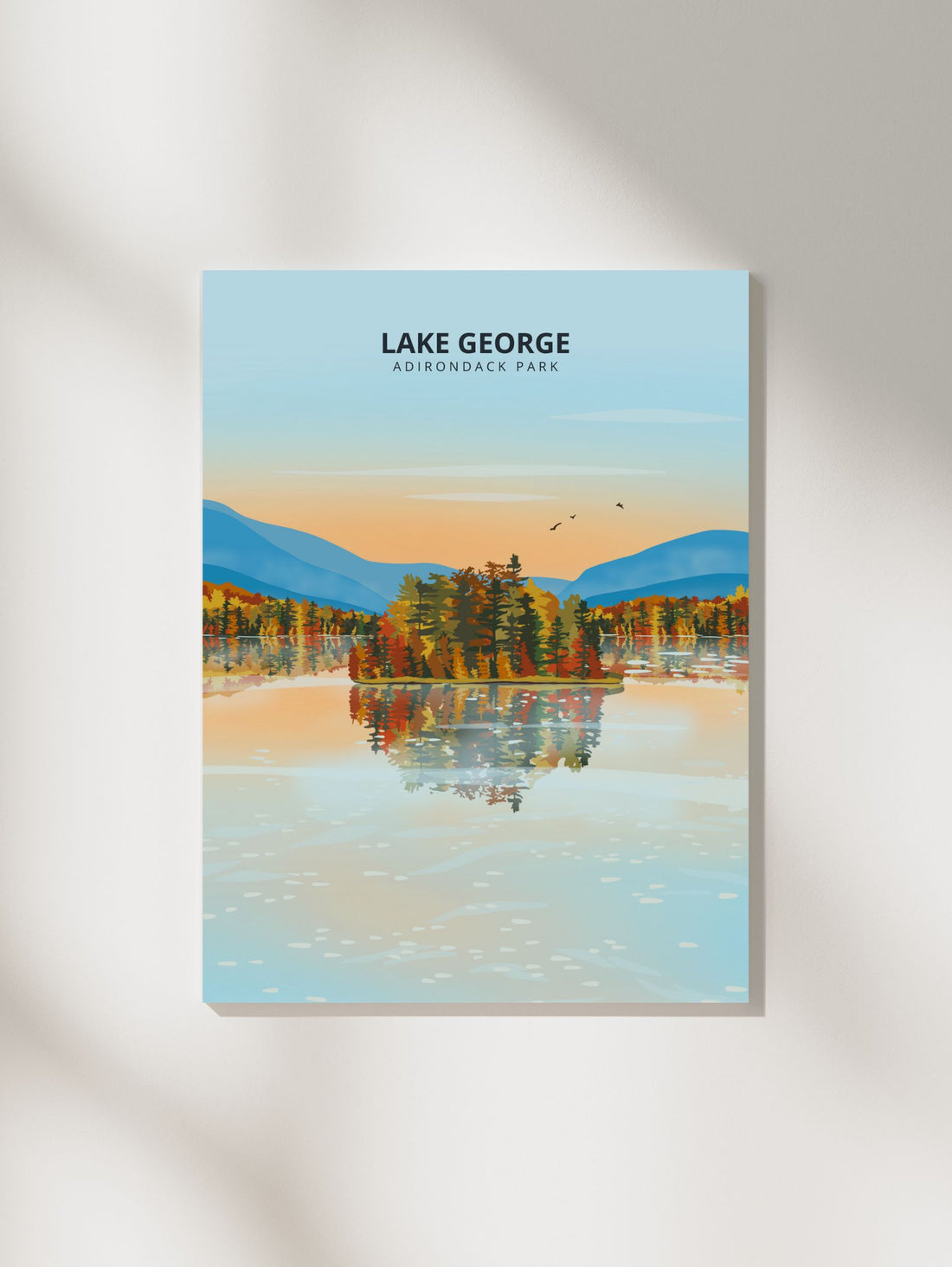 Lake George Foliage Print