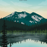 Adirondack Mountains Print