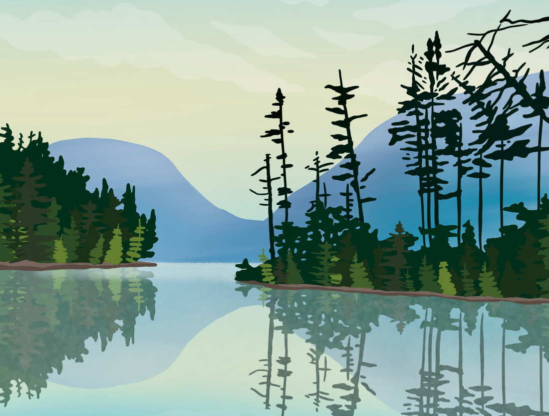 Lake Colden Landscape Print