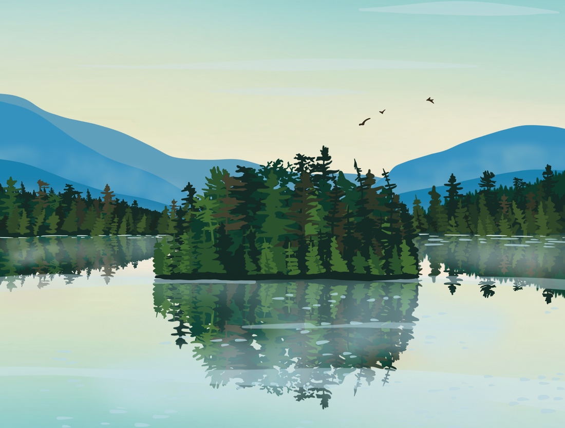 Lake George Landscape Print