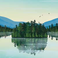 Lake George Landscape Print