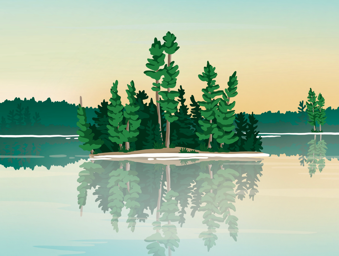 Lake Luzerne Landscape Print