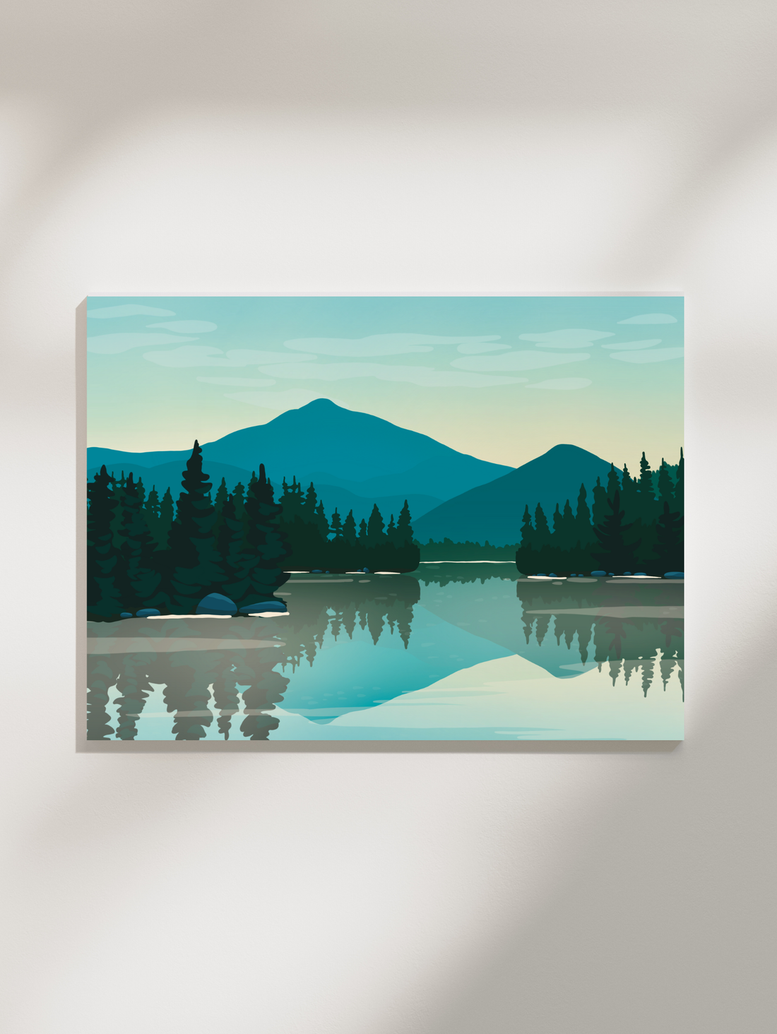 Lake Placid Landscape Print