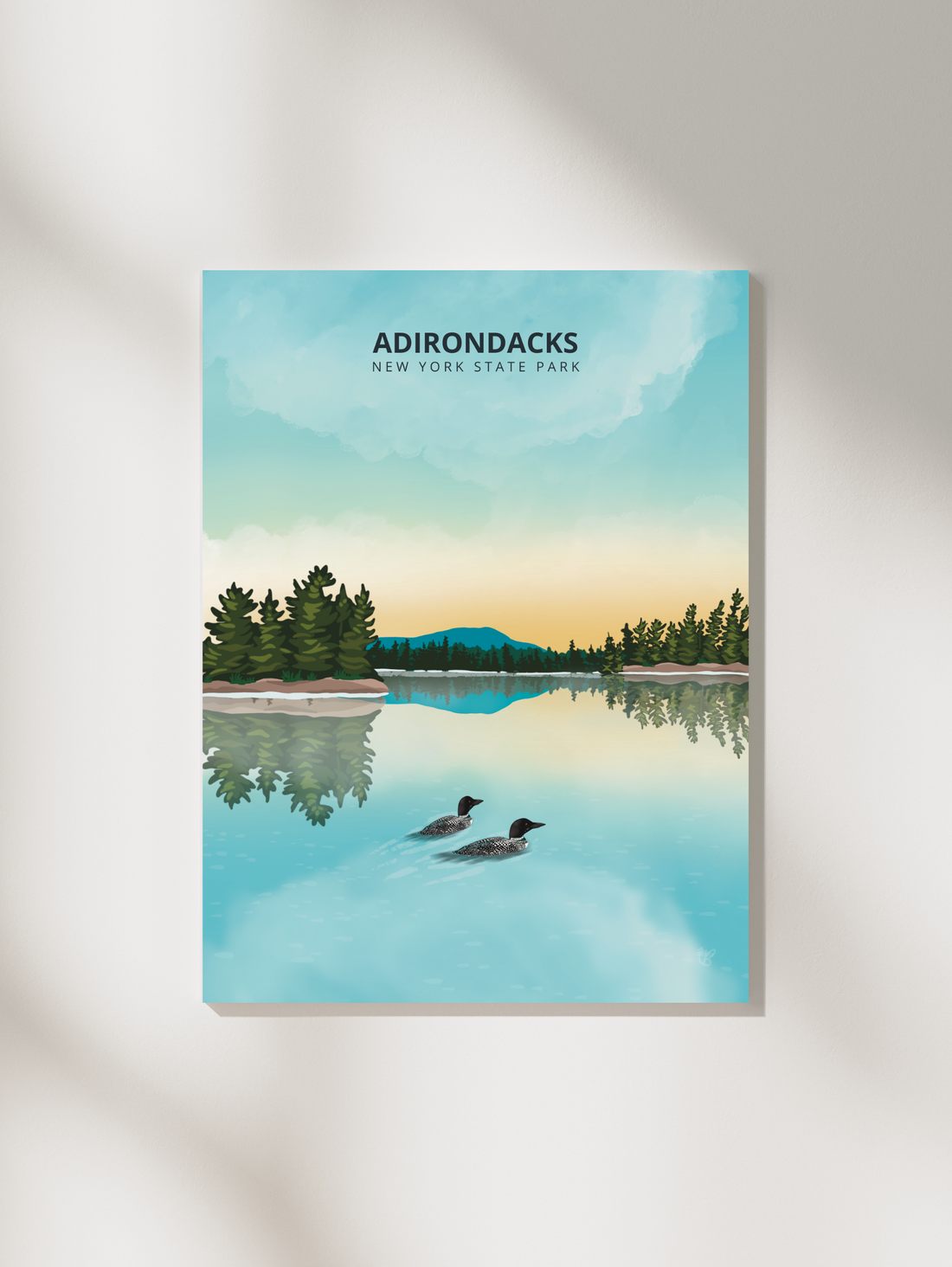 Seventh Lake Print
