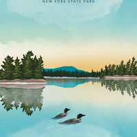 Seventh Lake Print