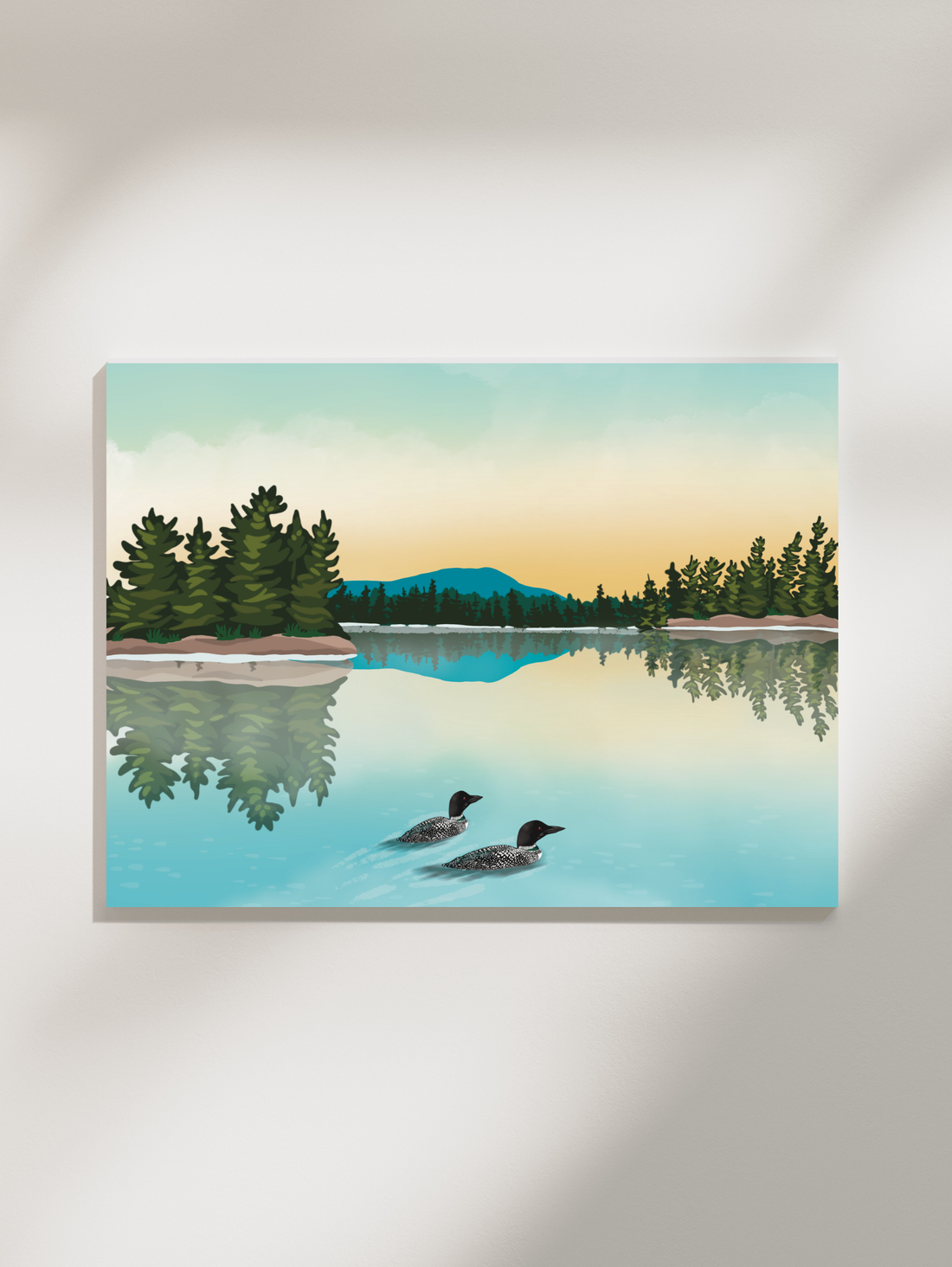 Seventh Lake Landscape Print