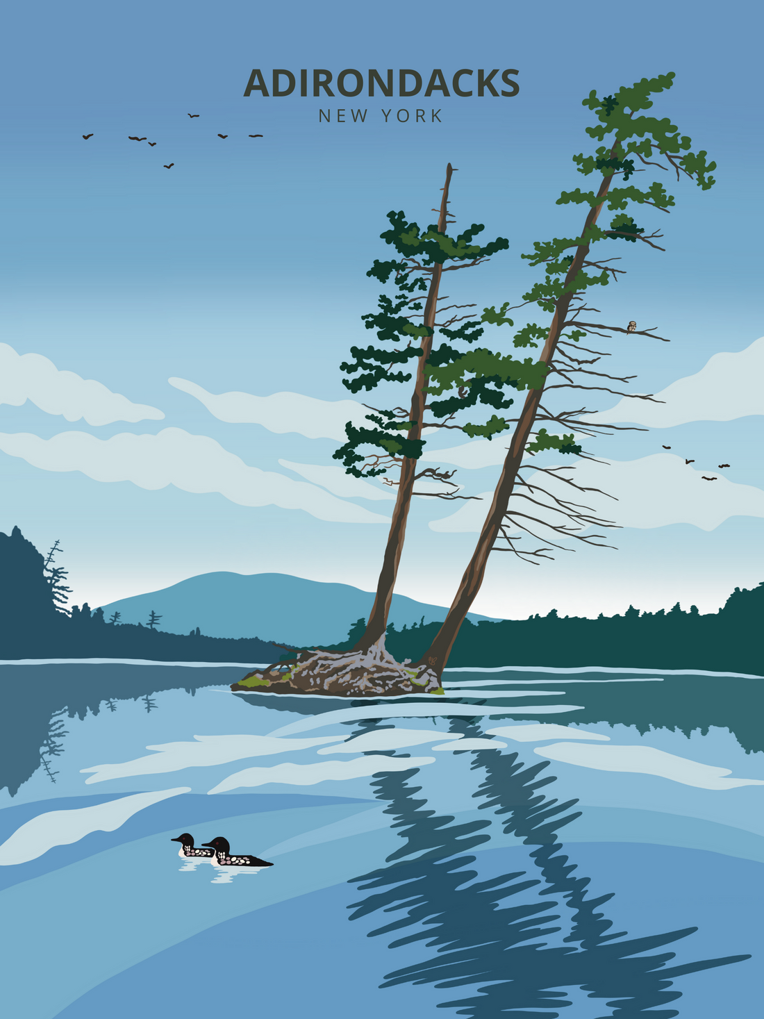 Cranberry Lake Print