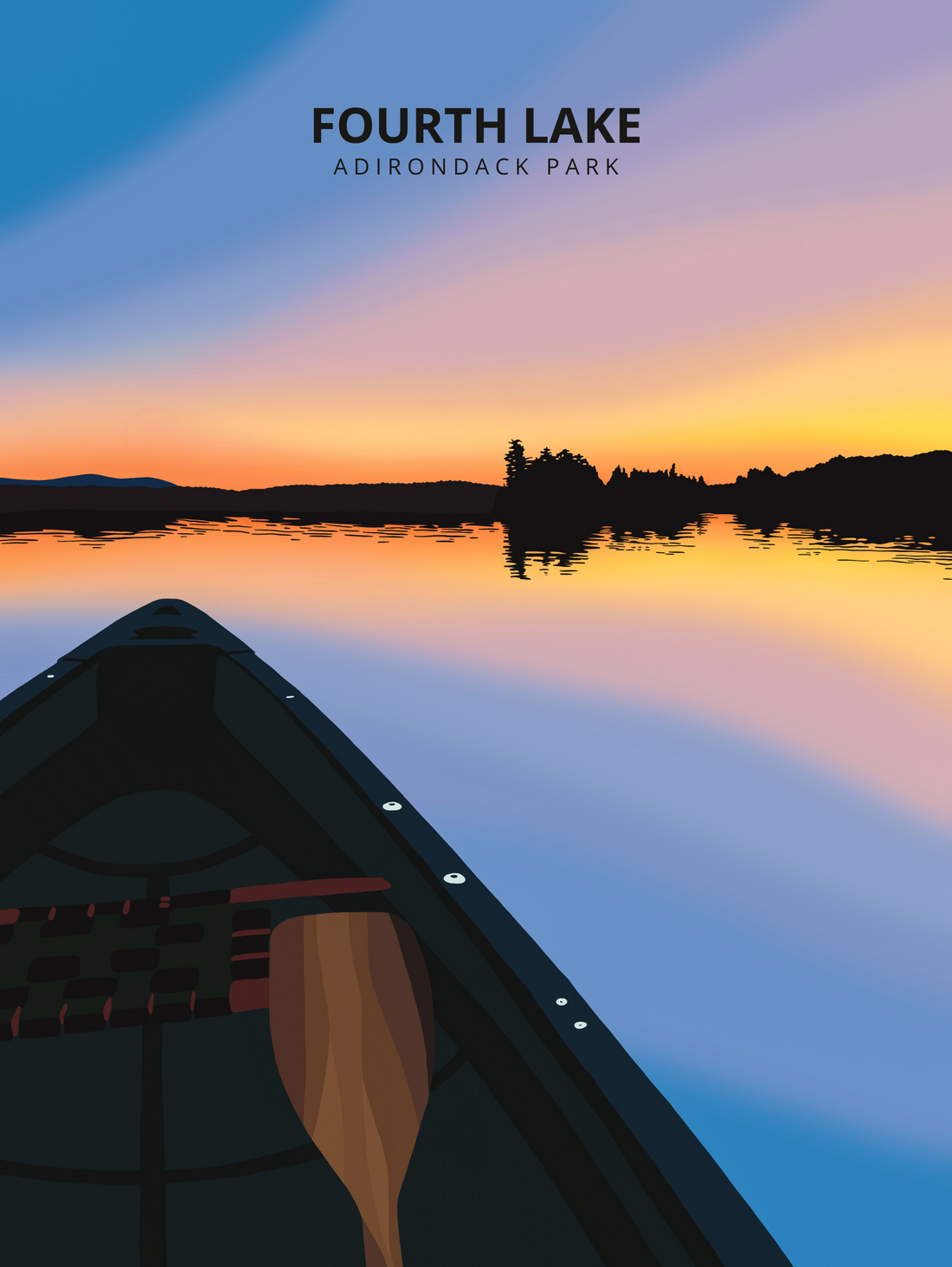 Fourth Lake Print