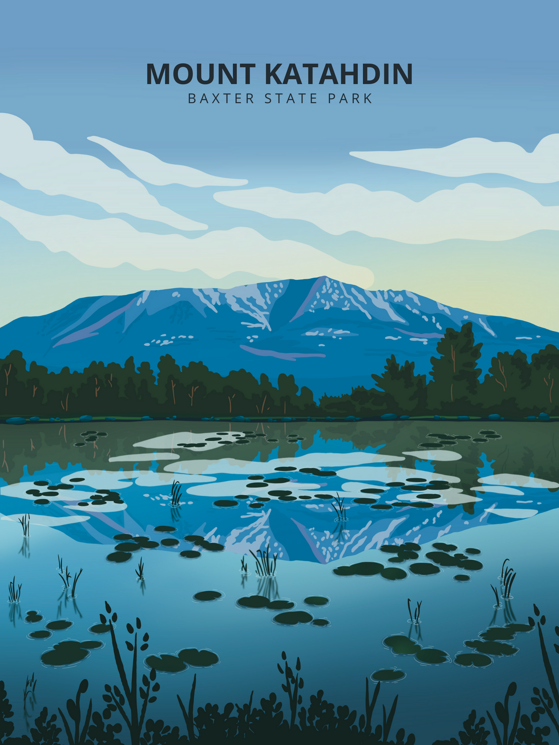 Mount Katahdin Print