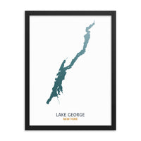 Lake George Map Print