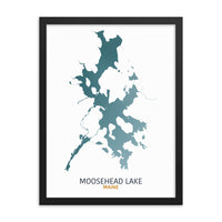 Moosehead Lake Map Print