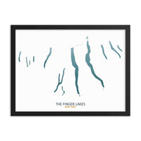 Finger Lakes Map Print