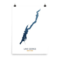 Lake George Map Print