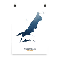 Piseco Lake Map Print