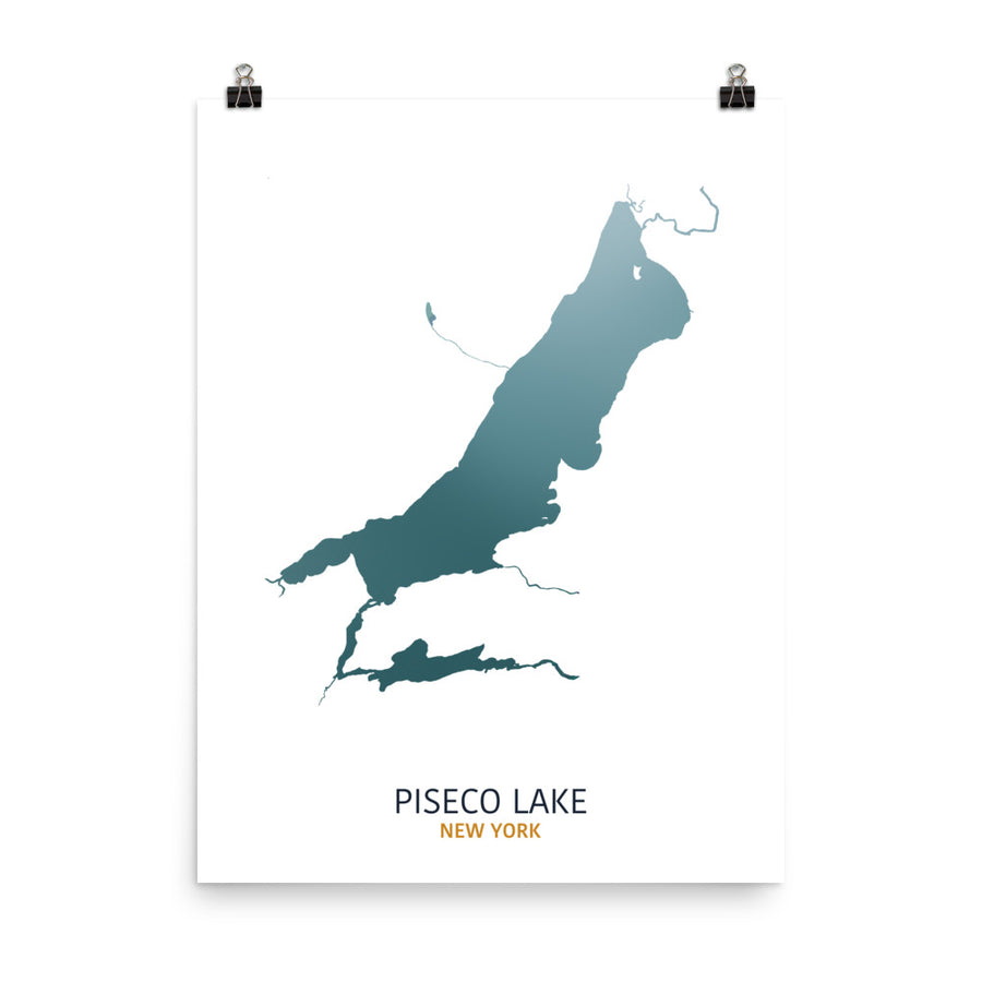 Piseco Lake Map Print