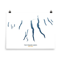 Finger Lakes Map Print