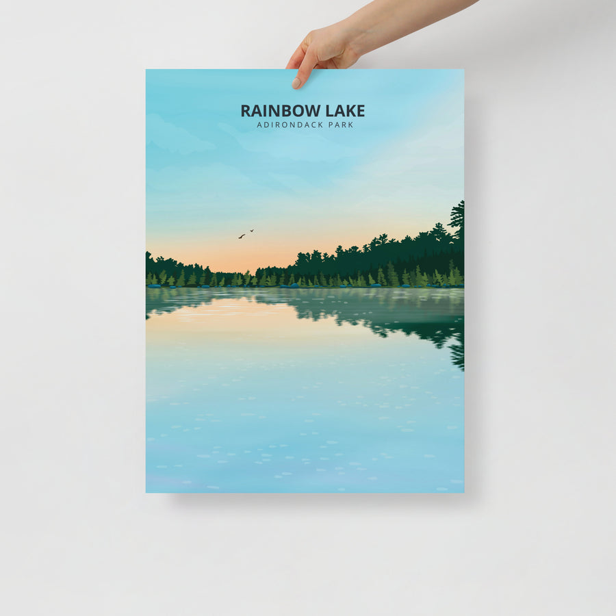 Rainbow Lake Print